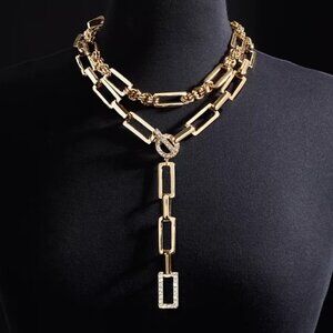 INC International Concepts Gold and Silver Chain Necklace